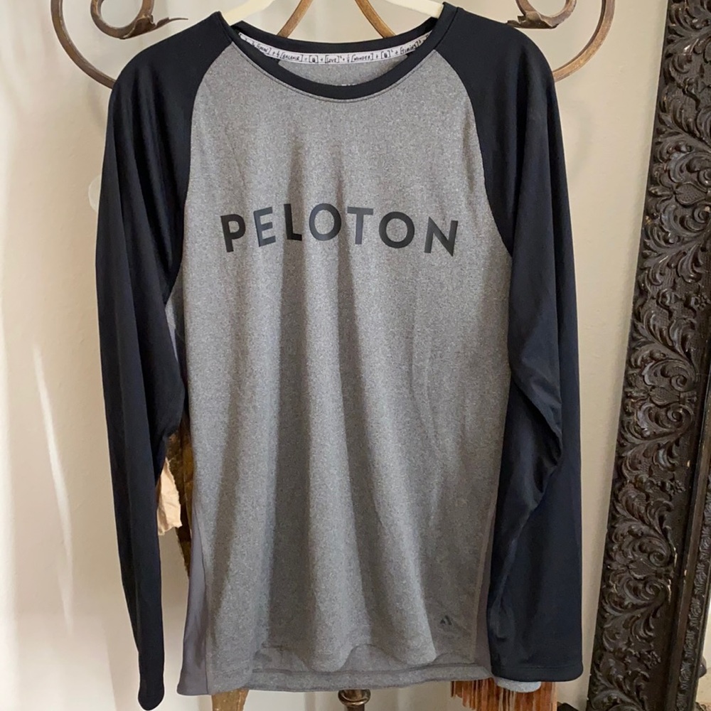 Peloton Solfire baseball style long sleeve shirt